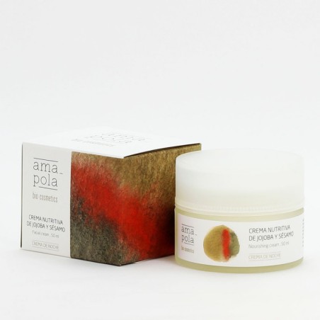 Crema Nutritiva de Jojoba y Sésamo - Cosmética Ecológica Amapola Biocosmetics