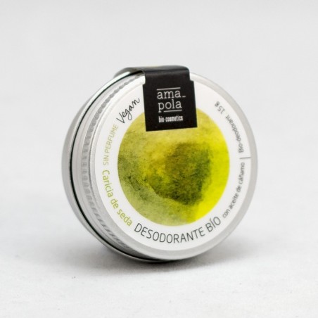 DESODORANTE BIO SÓLIDO CARICIA DE SEDA - Cosmética Ecológica Amapola Biocosmetics