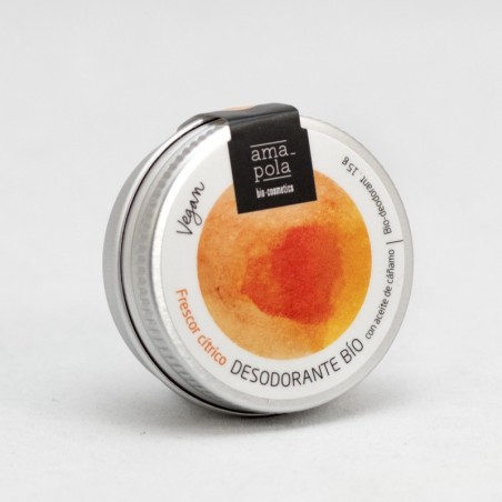 DESODORANTE BIO SÓLIDO FRESCOR CITRICO - Cosmética Ecológica Amapola Biocosmetics