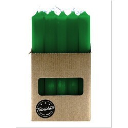 VELA BUJIA VERDE OSCURO