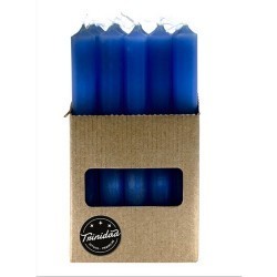 VELA BUJIA AZUL OSCURO