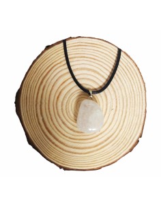 COLGANTE PIEDRA CUARZO BLANCO